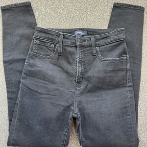 J. Crew Black High-Rise Skinny Jeans